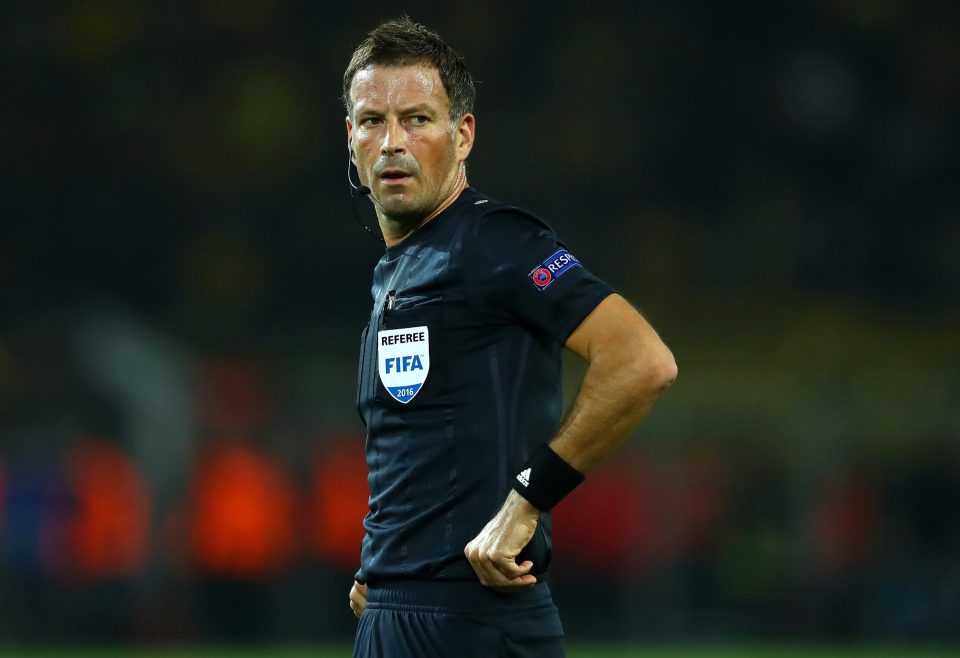  Mark Clattenburg has tattoos of the big finals he has covered