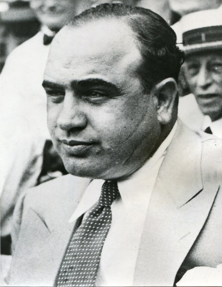  American gangster Al Capone's last years were spent fishing and eating the spaghetti his wife cooked for him