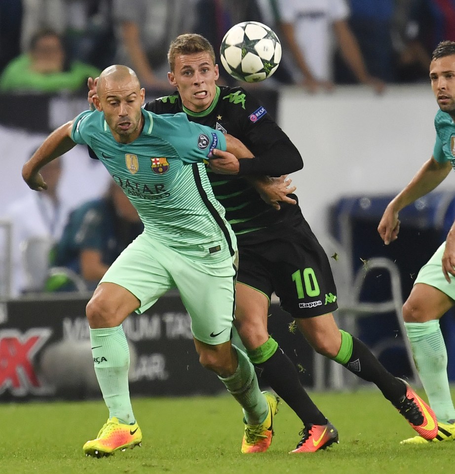  Javier Mascherano is not a natural defender, but has shone there for Barcelona