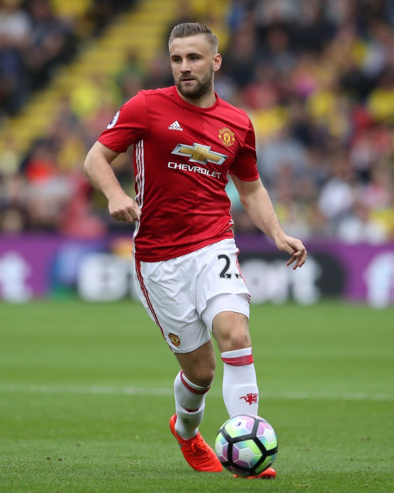  Luke Shaw could feature for Manchester United if he's deemed fit enough