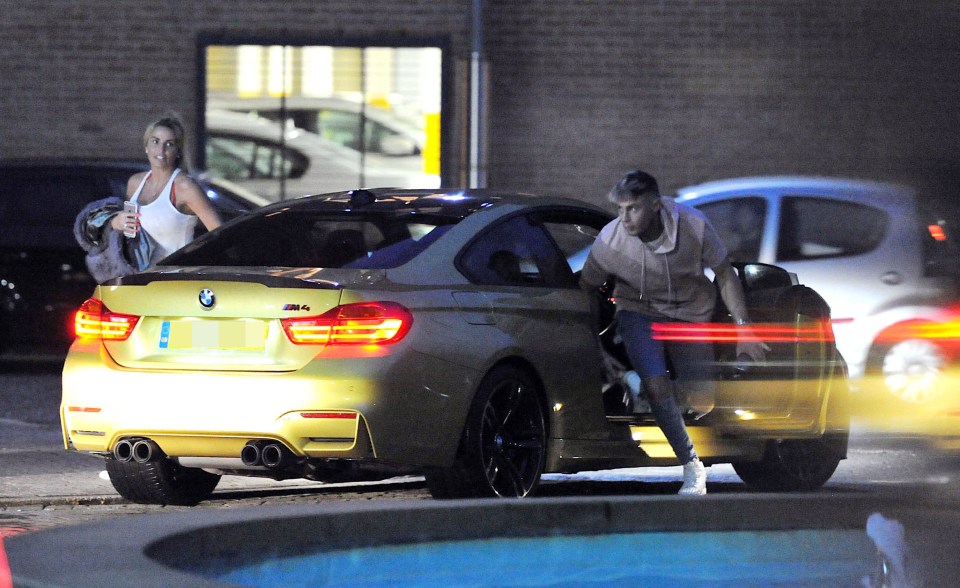 *EXCLUSIVE* Scotty T spotted dropping Katie Price off at The Hilton Hotel in Newcastle