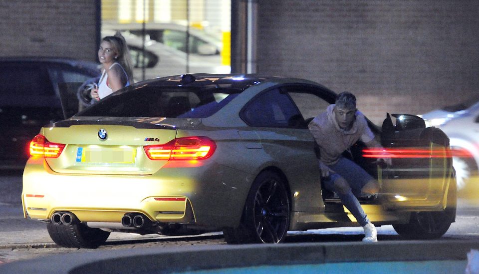 *EXCLUSIVE* Scotty T spotted dropping Katie Price off at The Hilton Hotel in Newcastle