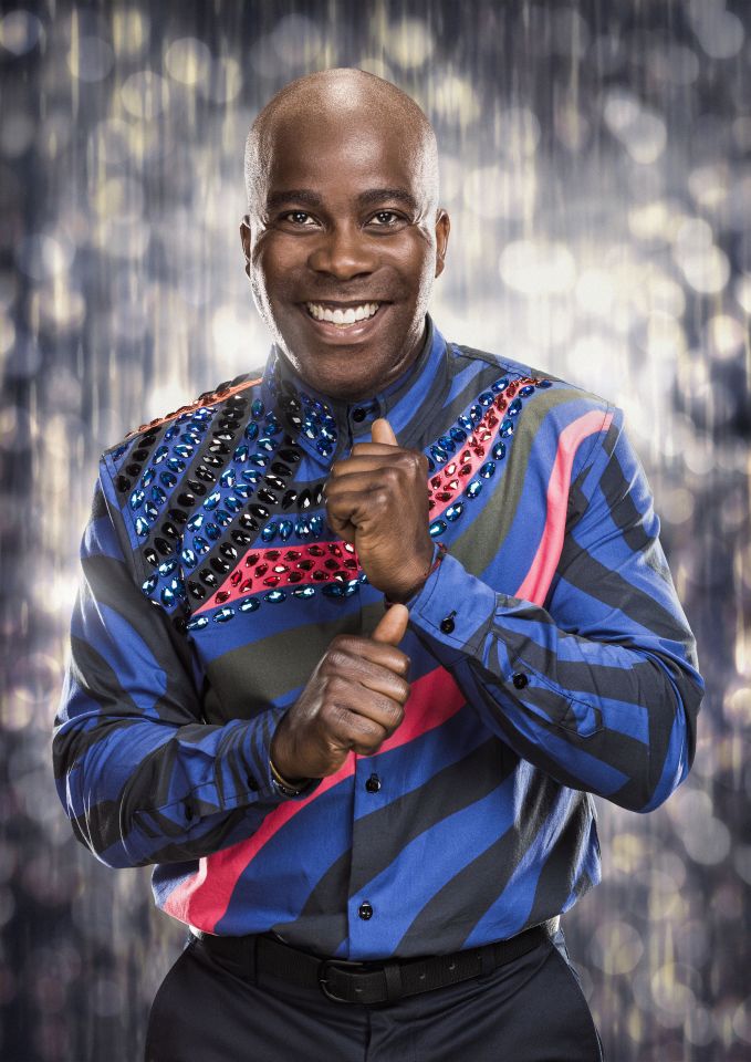  Presenter Melvin Odoom was the first to leave