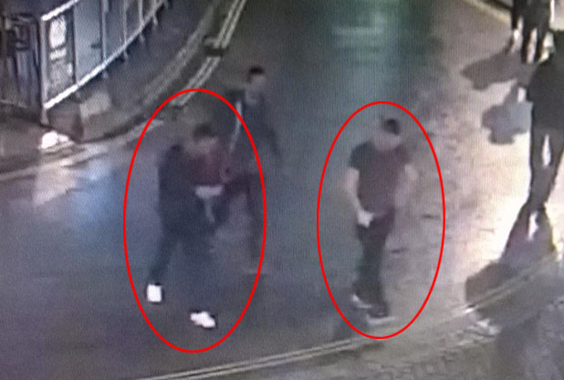  Chad was last seen on CCTV with two men, circled, who have come forward to help police