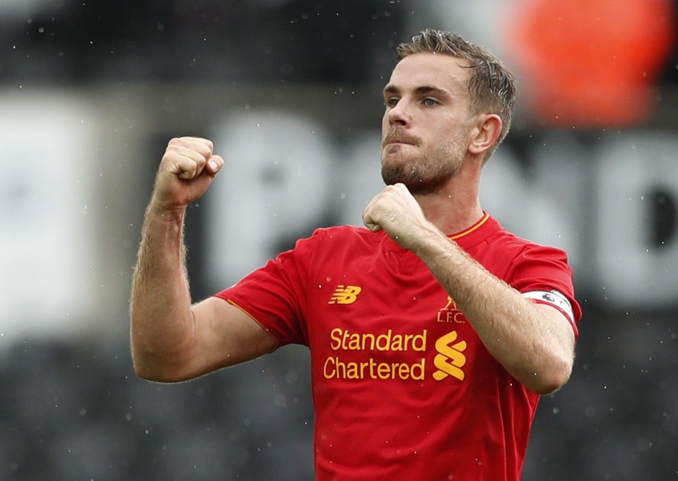 Midfielder Jordan Henderson is the best passer in the Premier League