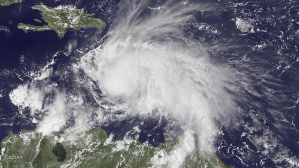  The storm will brush past Jamaica but will smash parts of Haiti and Cuba