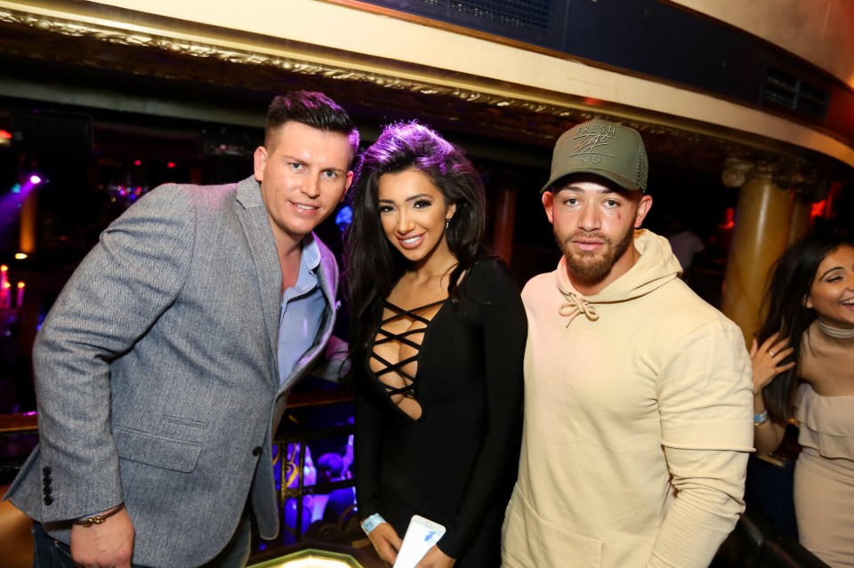 Chloe was joined by current squeeze, Ex on the Beach bad boy Ashley Cain 