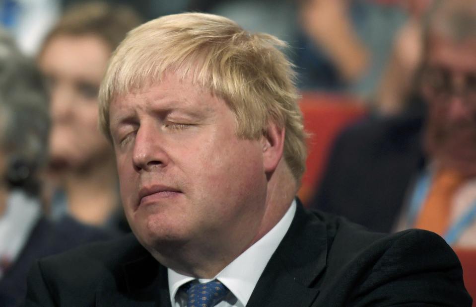  Even Boris Johnson found it hard to keep his eyes open