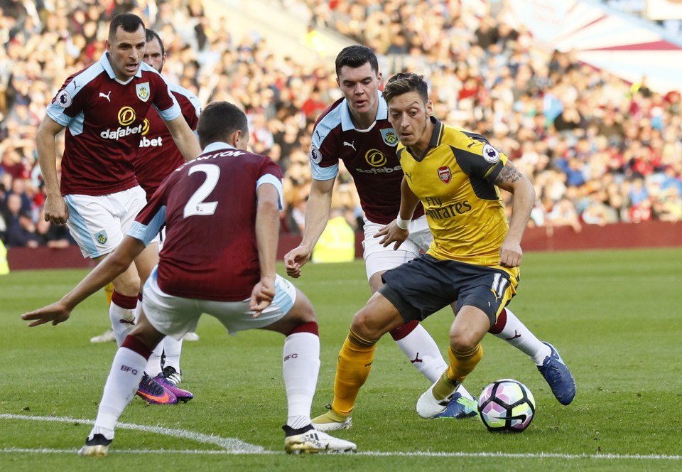 Mesut Ozil has quickly established himself as one of the best central midfielders in the Prem