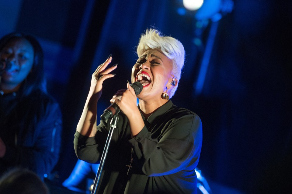 Emeli Sande returned to performing in Glasgow