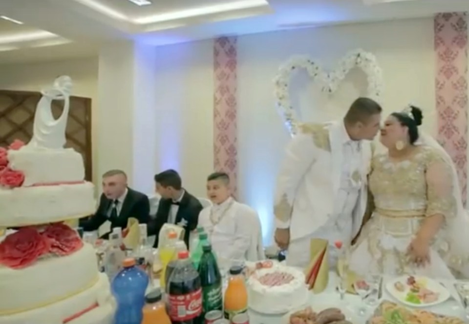 The lavish wedding in Slovakia reportedly cost more than £30K