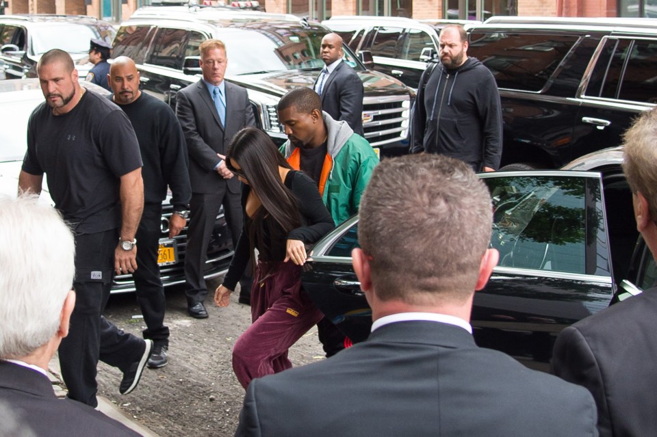 Kim arrived back in New York yesterday following the ordeal