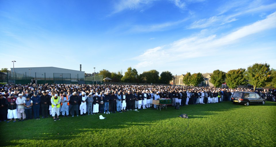  Thousands lined the streets of Bradford to pay their respects to Asad