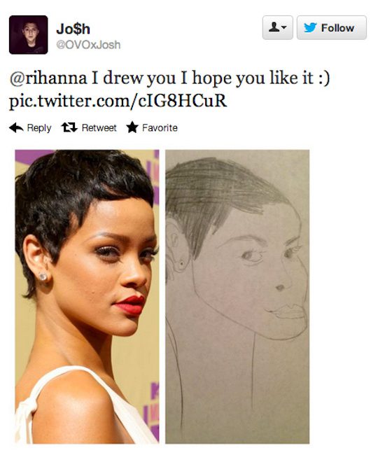  Rihanna is recreated in this sketch