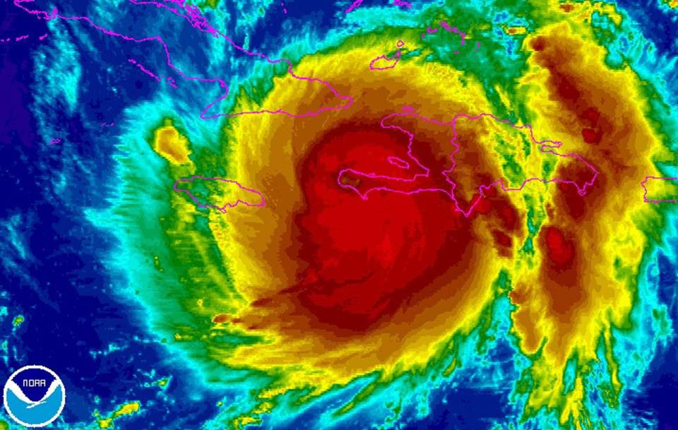  Category Four ... Hurricane has landed in Haiti and will move on to Cuba tonight