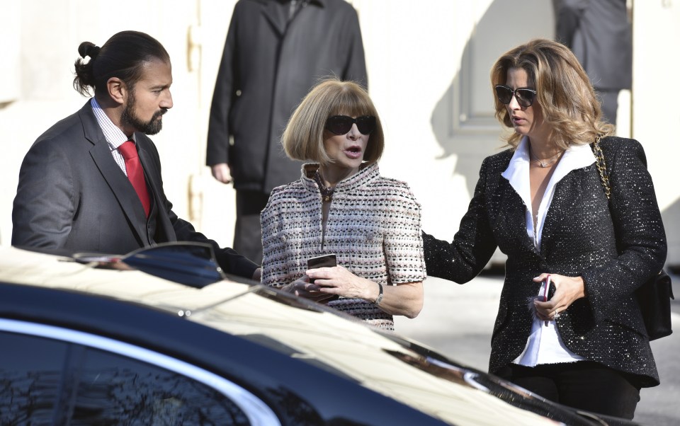  Vogue editor in chief Anna Wintour has been making appearances at the major highlights of the week