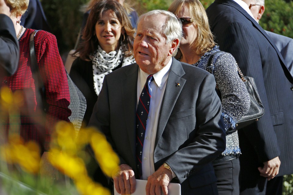 Arnold Palmer's great pal and rival, Jack Nickalus, delivered his eulogy