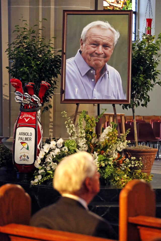 Arnold Palmer's life was celebrated in great fashion