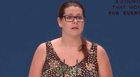  Melissa Mead addressed the conference and told how son William's poor care fell below standard