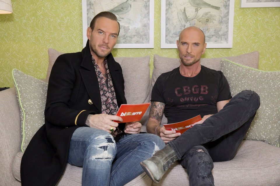  Relaxed . . . both brothers Matt and Luke Goss found fame in showbiz after split from famous group