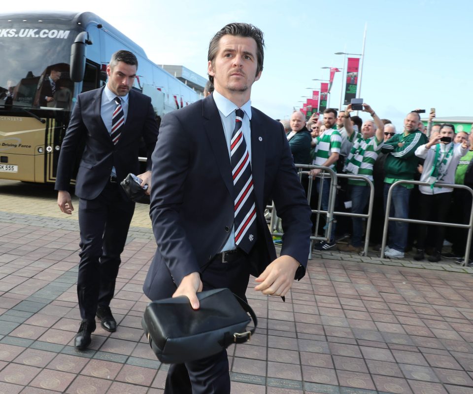 Joey Barton's career at Rangers looks to be over - but has he been given an olive branch?