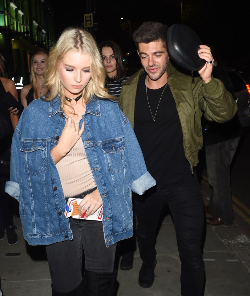  Lottie Moss proved she moves in one of the most popular social circles after she was spotted enjoying a night out with Alex Mytton and his Made In Chelsea co-stars