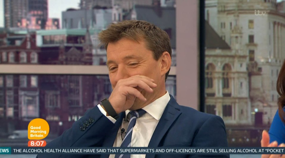  Ben Shephard told GMB viewers he 'snot' on himself live on air