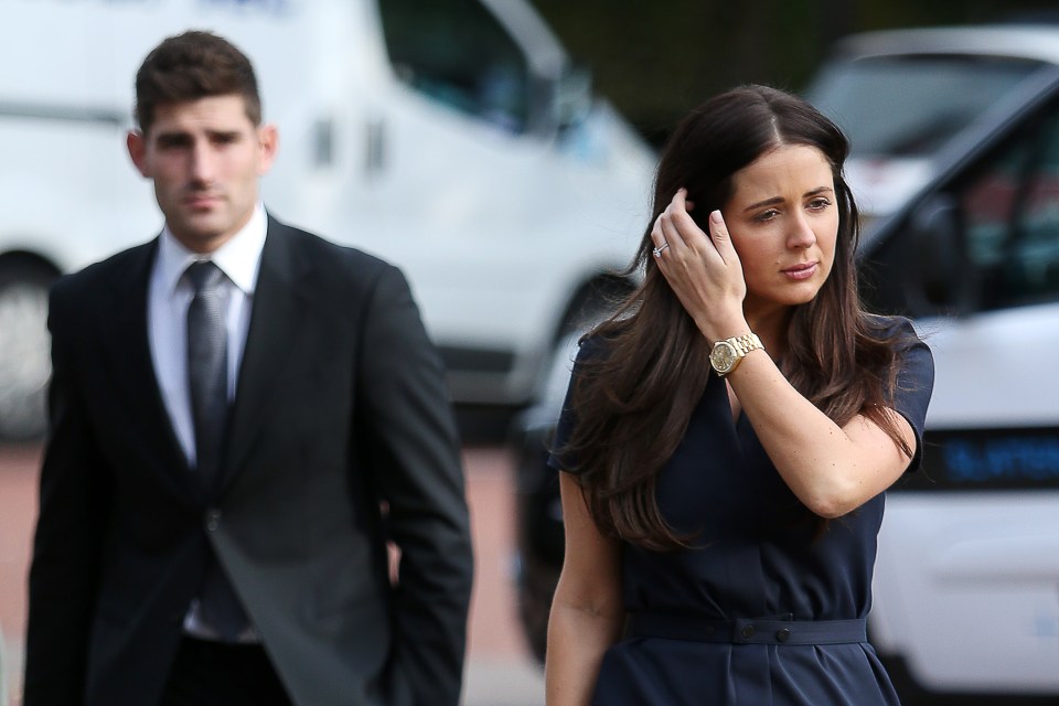  Natasha Massey pictured arriving today with the former Wales footballer