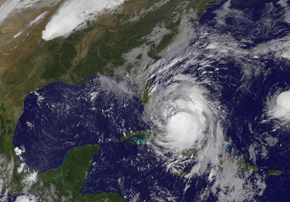 The giant storm has been upgraded to category four as it moves across the Caribbean