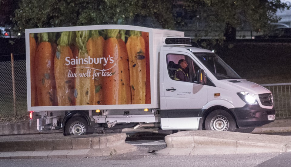  Jihadi at the wheel . . . Mohammed Shabir Ali drives van and delivers shopping unsupervised