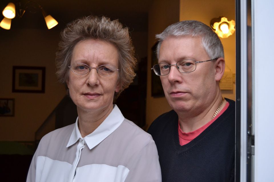  Jane and Brian Johnson have been forced to live like prisoners in their own home