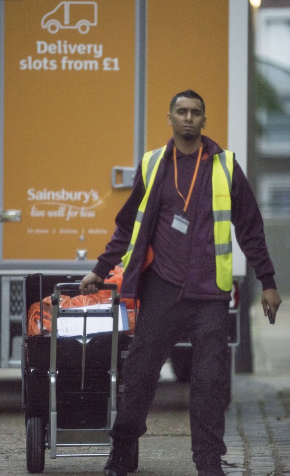  Kalash 'n carry . . . jihadi Sainsbury's driver Mohammed Shabir Ali captured delivering groceries in London