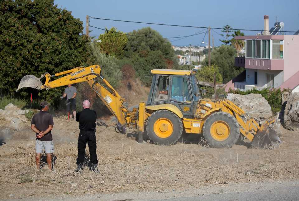 Police teams searching for missing toddler Ben Needham on the Greek island of Kos, Greece