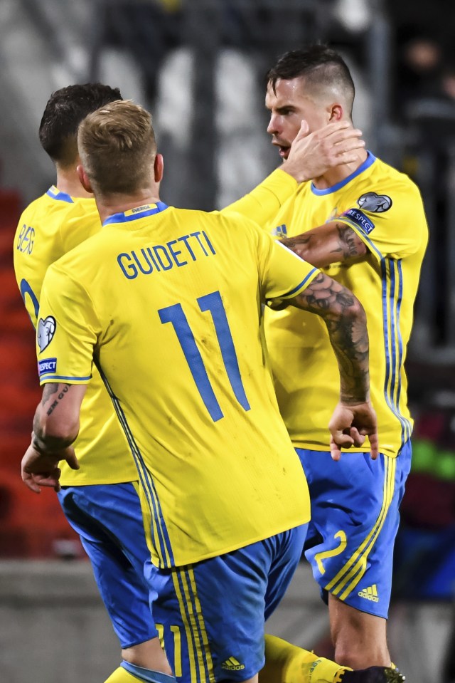 Mikael Lustig scored Swedens only goal in their 1-0 win