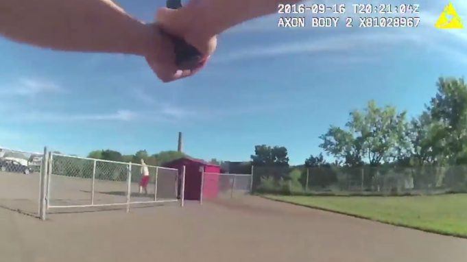 Deputy Sheriff Nicholas Palmier's bodycam captured the moment he drew his gun on the suspect