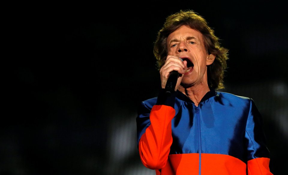 Jagger of The Rolling Stones performs during Desert Trip music festival at Empire Polo Club in Indio