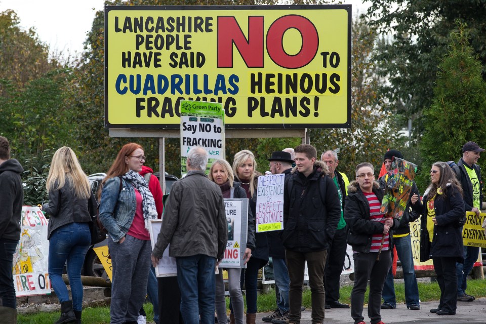  There are around 90 anti-fracking groups in the UK