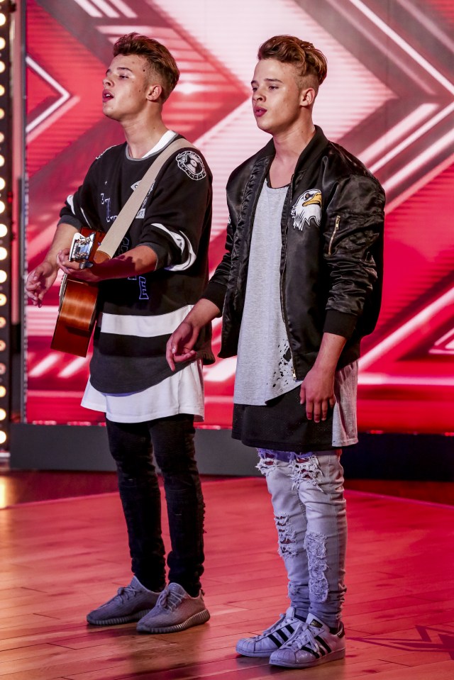  The brothers wowed in their initial audition