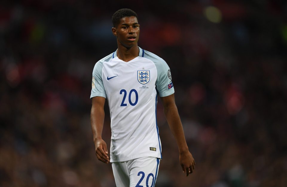 Marcus Rashford has broken into the England squad after his emergence at United