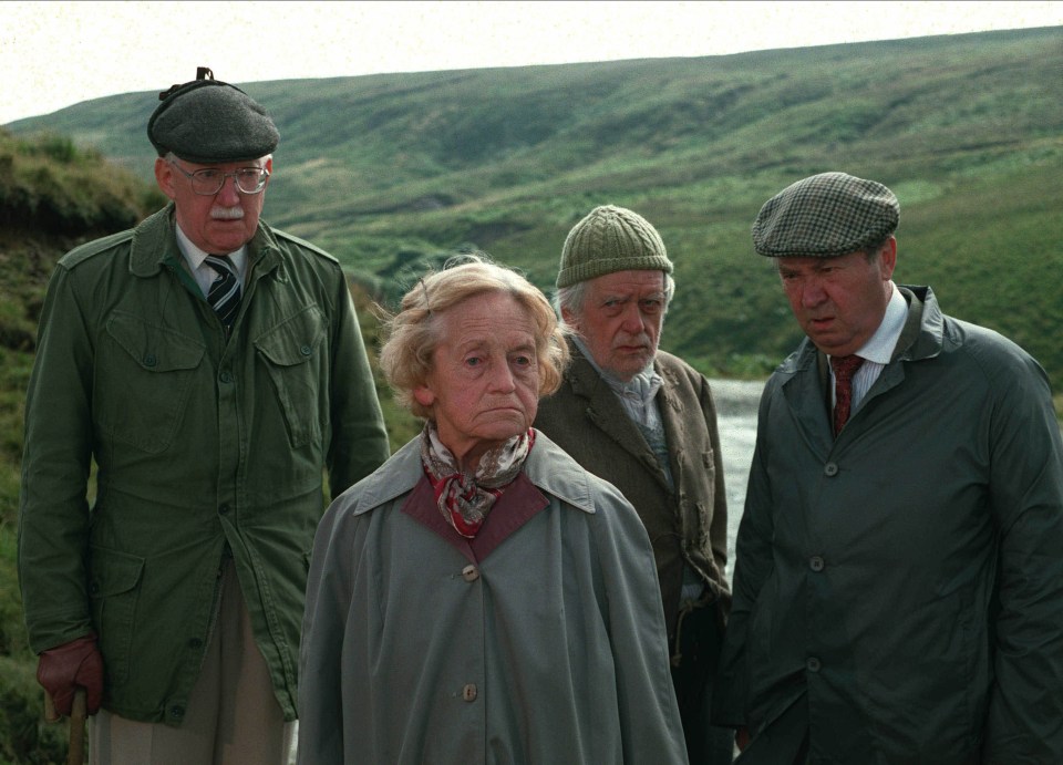 BRIAN WILDE EMILY PERRY BILL OWEN & PETER SALLIS LAST OF THE SUMMER WINE 21 May 1996