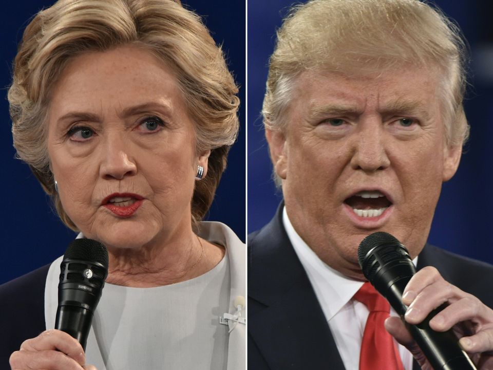  The latest US presidential debate between Clinton and Trump was held yesterday