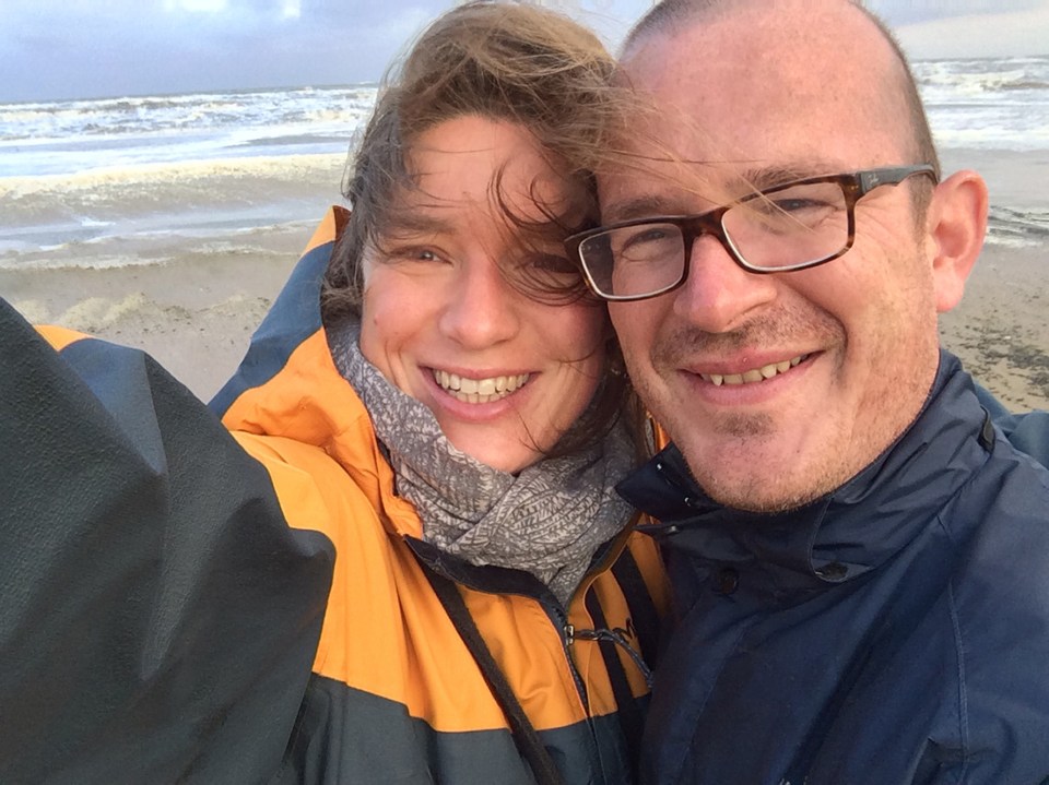  Nadja Ensink with her husband Dr Jeroen Ensink, with the mother now calling for questions to be answered over the stabbing death of her husband