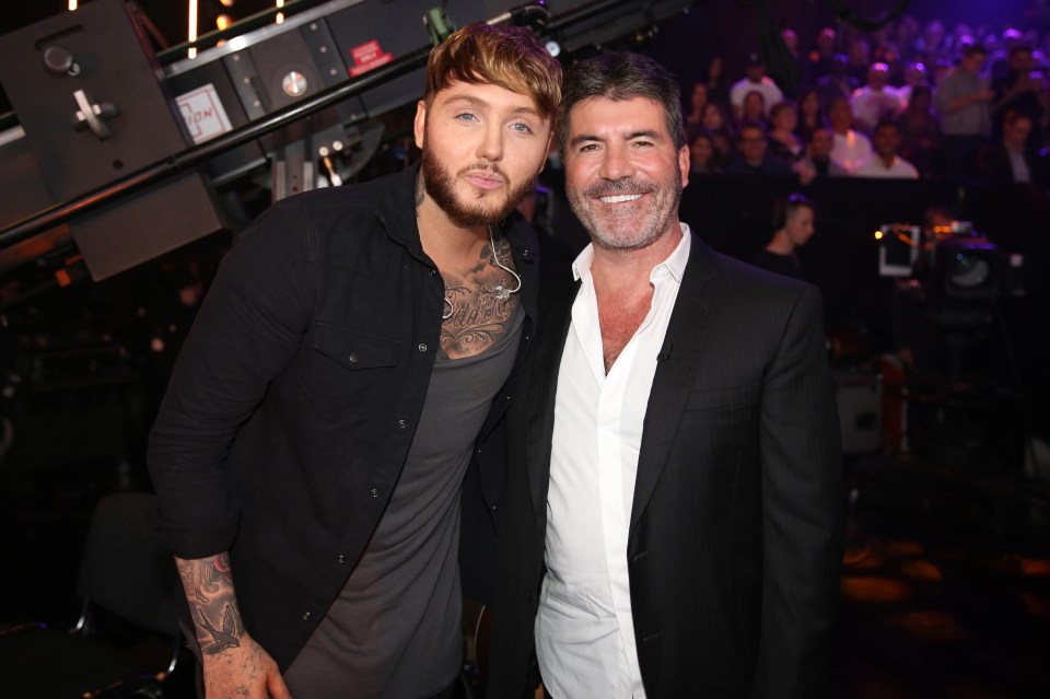 James has been resigned by Simon Cowell's record company Syco