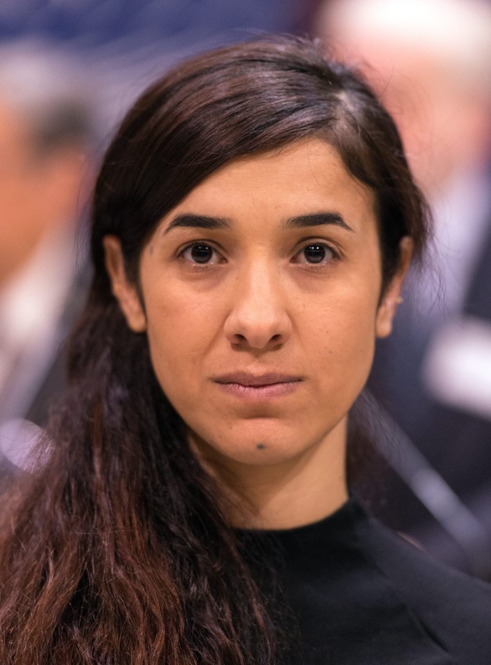  Former IS prisoner Nadia Murad was awarded the prestigious prize in Strasbourg