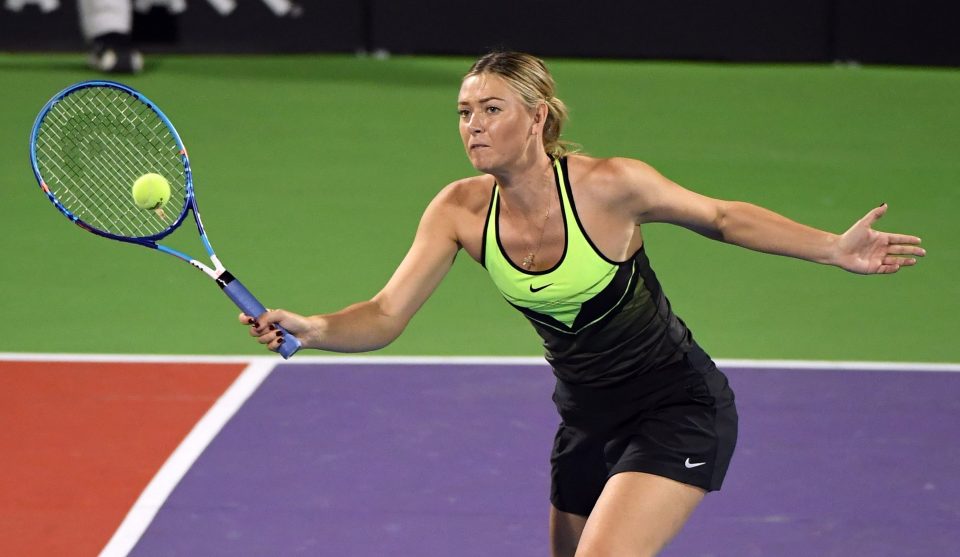  Maria Sharapova has won five Grand Slam titles