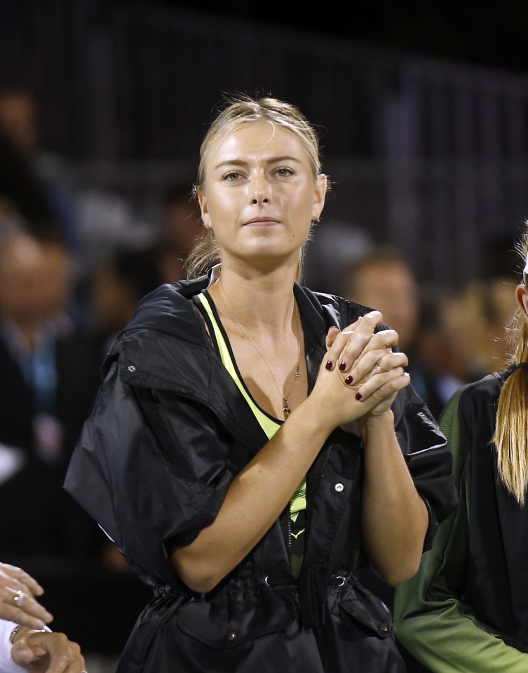  Maria Sharapova will return to the court this month when her drugs ban comes to an end