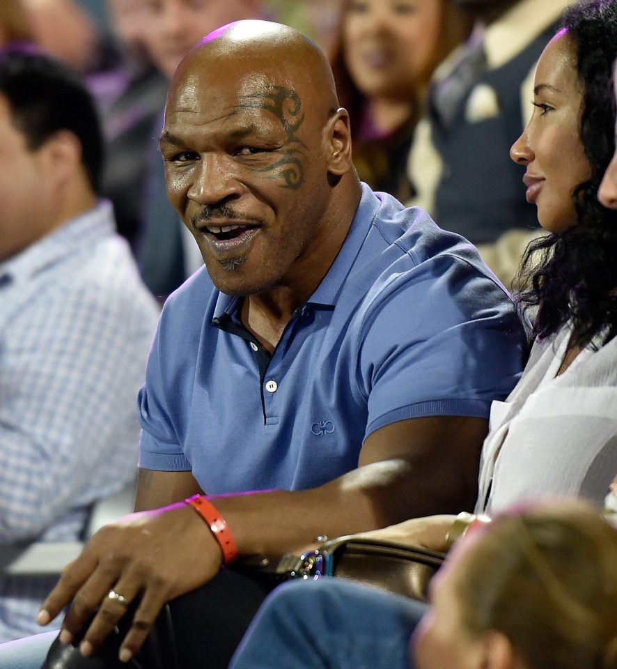  Former boxer Mike Tyson was among guests