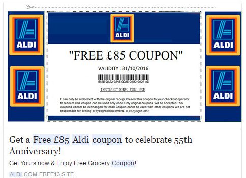 This ALDI scam is the latest to sweep the internet