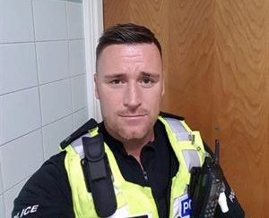  Barry Dean posted pictures of himself in uniform on a sex website