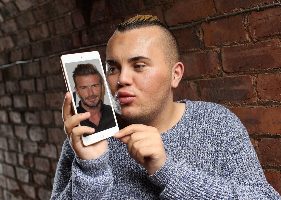 Jack Johnson has spent £20,000 in a bid to resemble his idol David Beckham